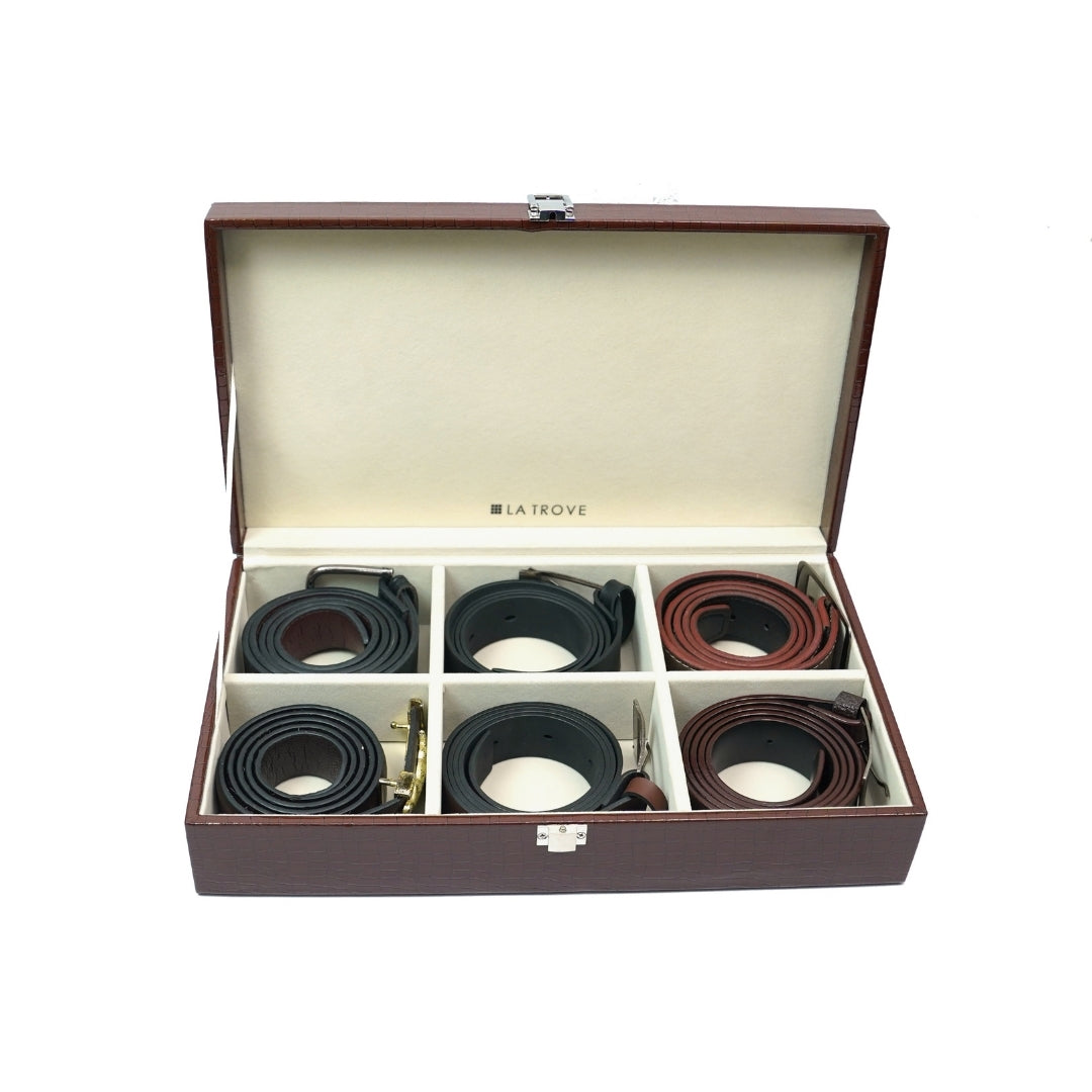 Premium 6 Slot Belt Box