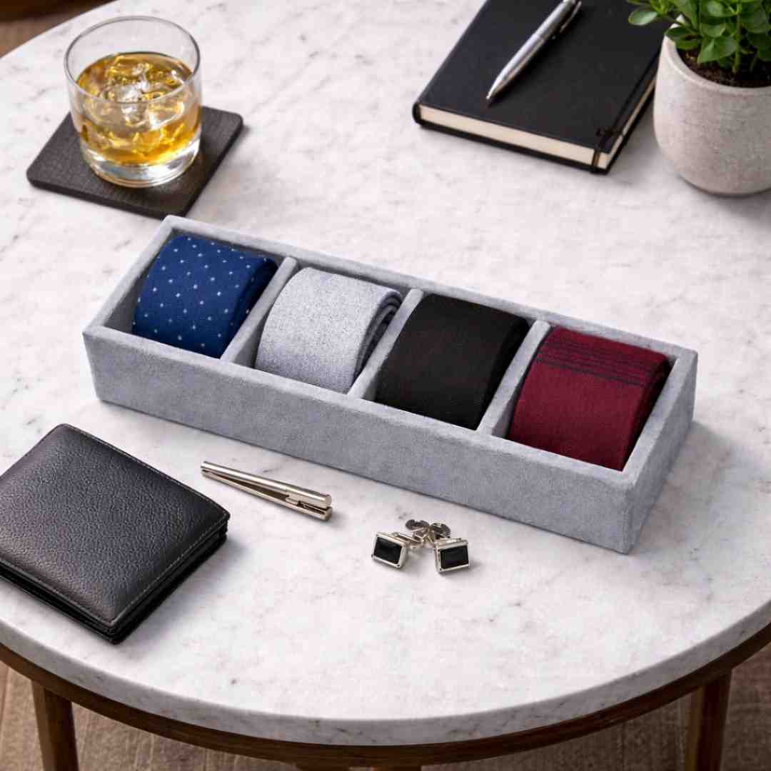 TBT 4 Slot Socks Tray – Premium Drawer Organiser for Wardrobes