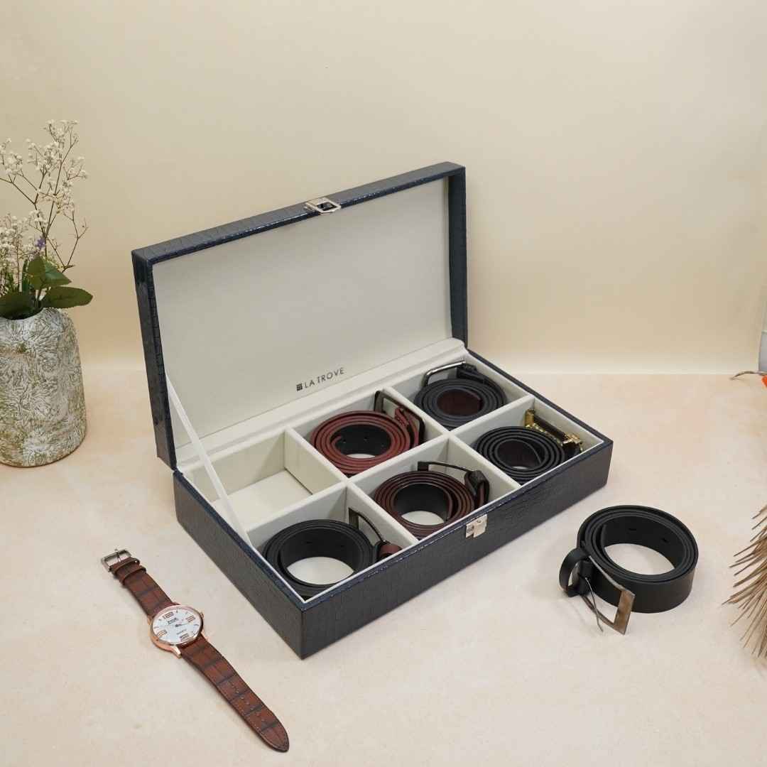 Premium 6 Slot Belt Box