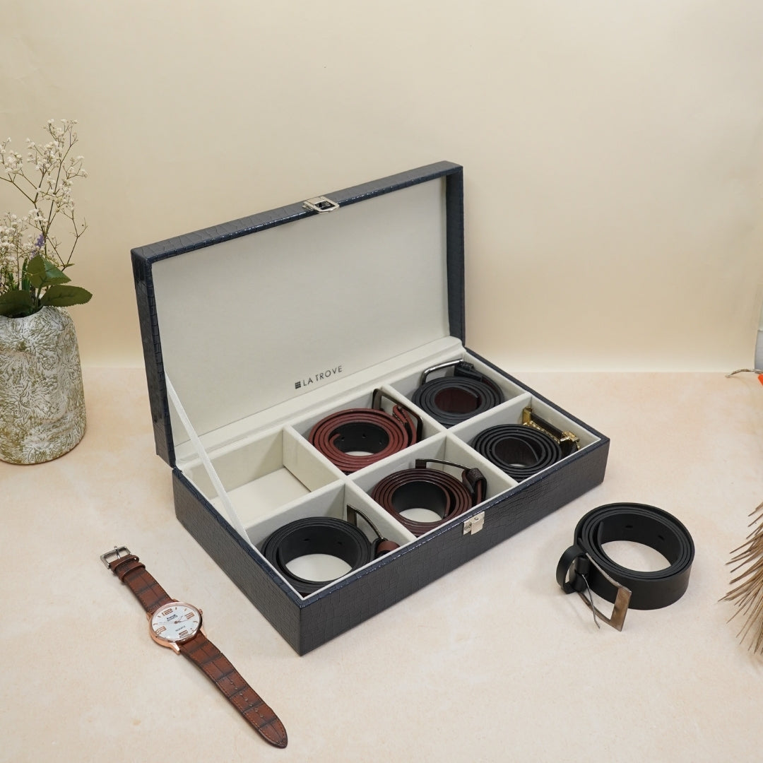 Premium 6 Slot Belt Box