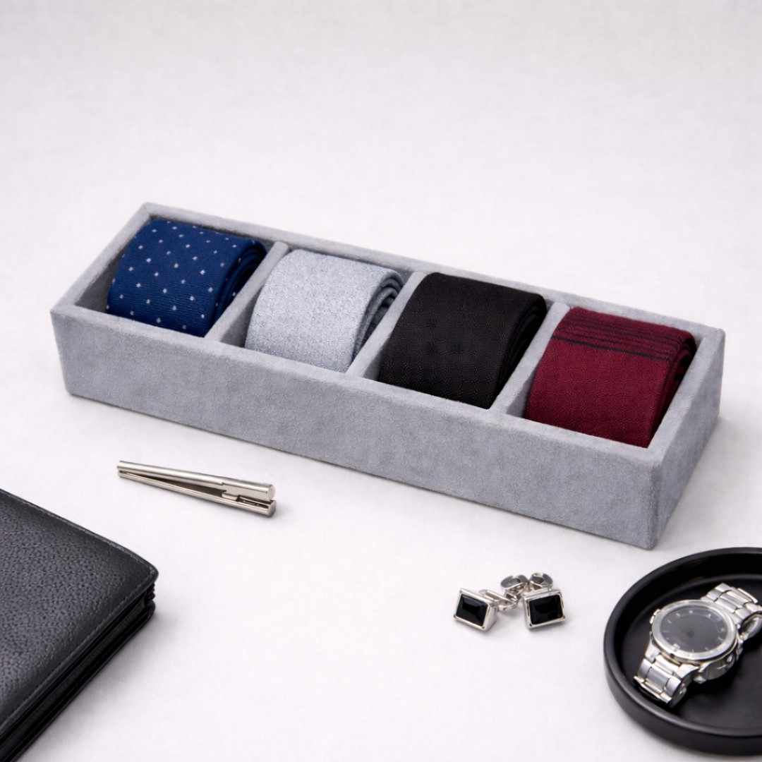 TBT 4 Slot Socks Tray – Premium Drawer Organiser for Wardrobes
