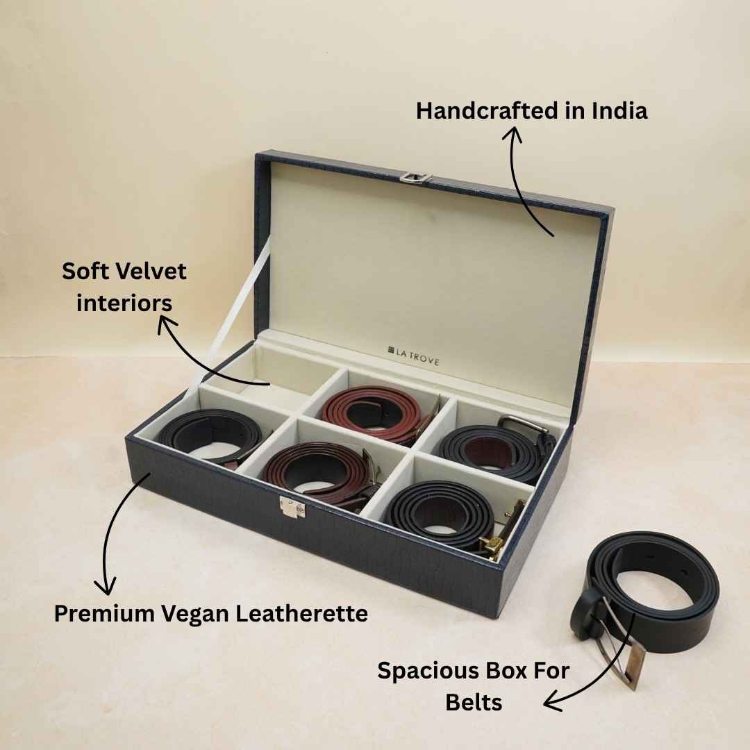 Premium 6 Slot Belt Box