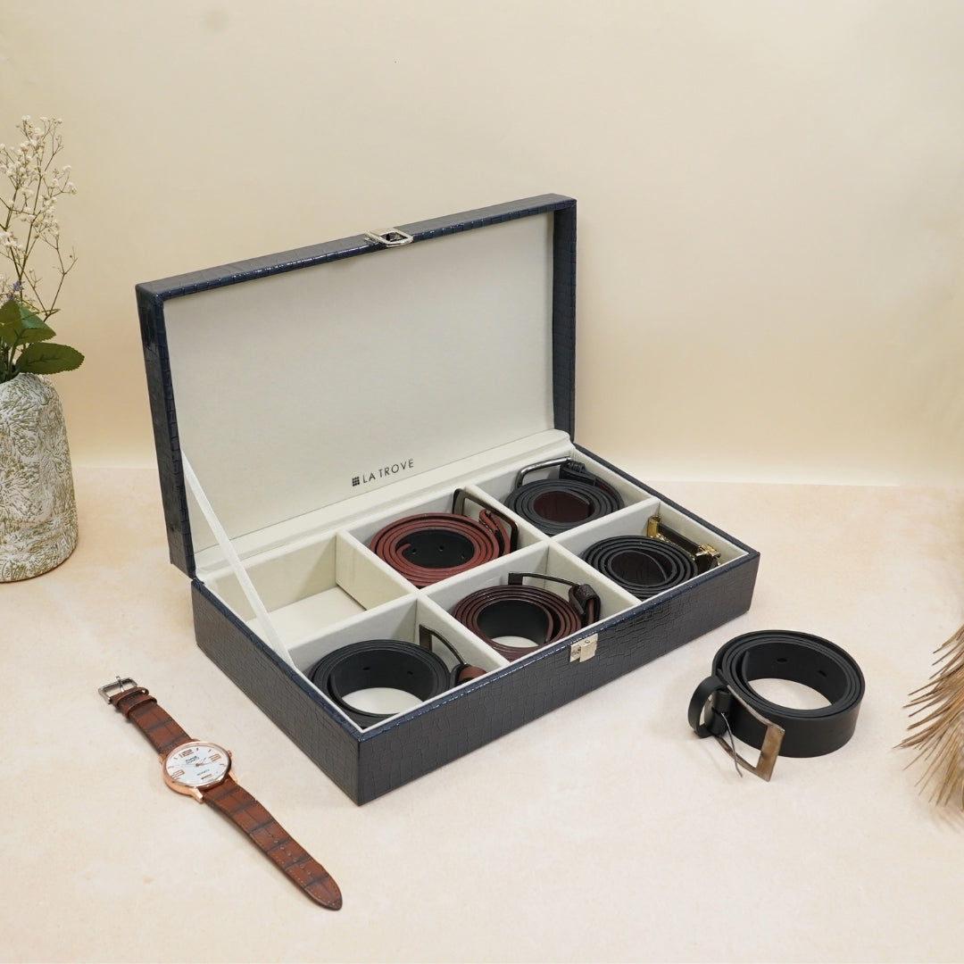 Premium 6 Slot Belt Box