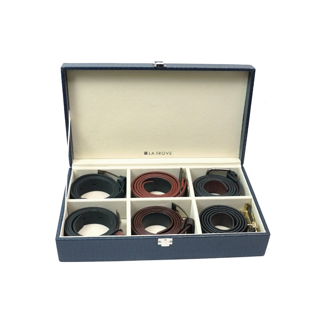 Premium 6 Slot Belt Box