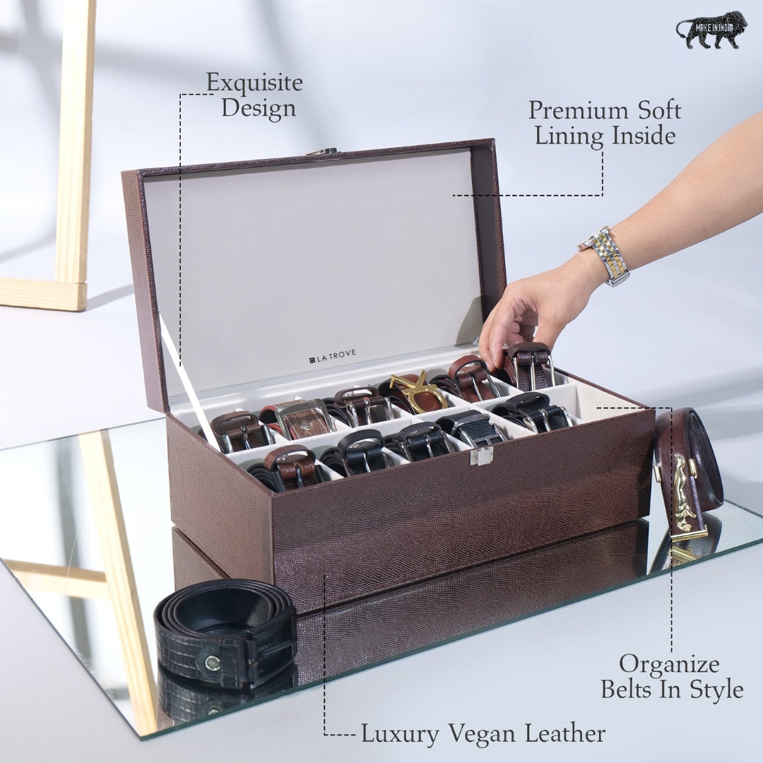 12 Slot Belt Box