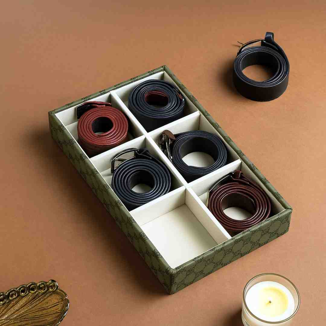 Designer 6-Slot Belt Tray