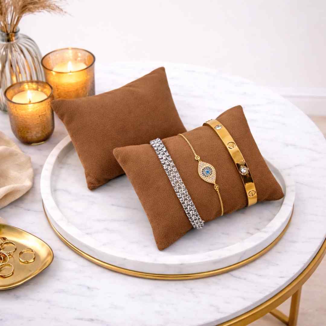 Soft Cushion Pillow for Watch & Bracelet Display – Pack of 2