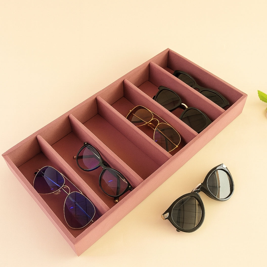 6 Slot Sunglass Tray for Sunglasses & Eyewear