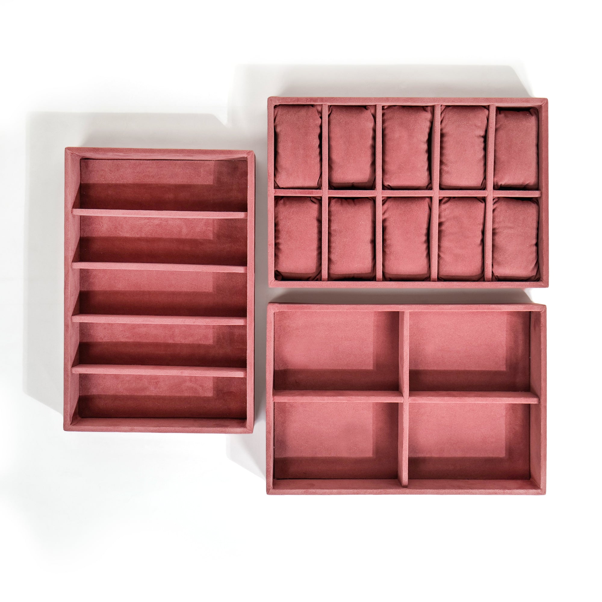 Combo of Watch, Sunglass & Belt Organizer Trays