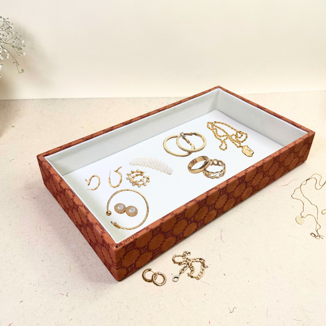 Designer Multi-Purpose Accessory Organizer Tray