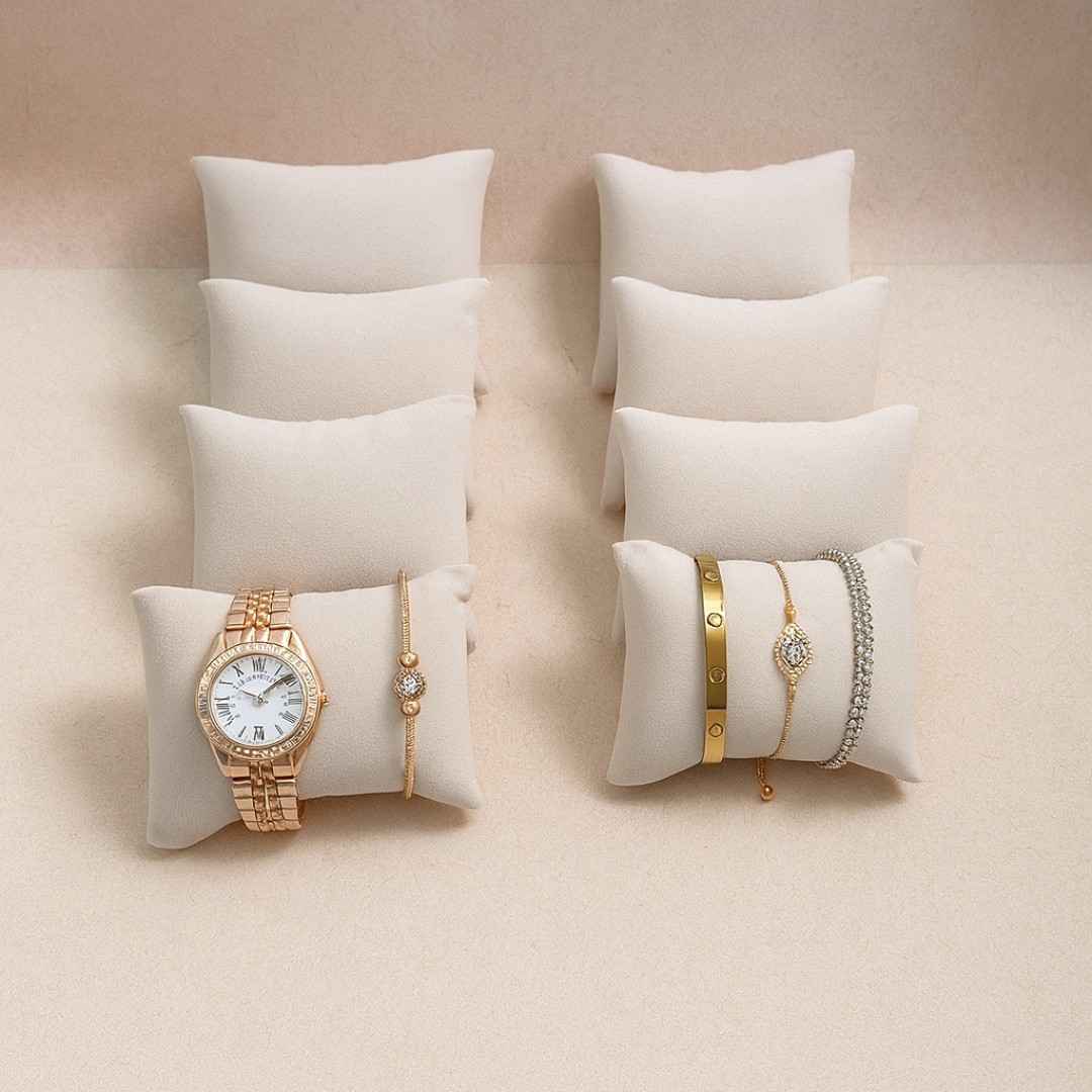 Soft Cushion Pillow for Watch & Bracelet Display – Pack of 8