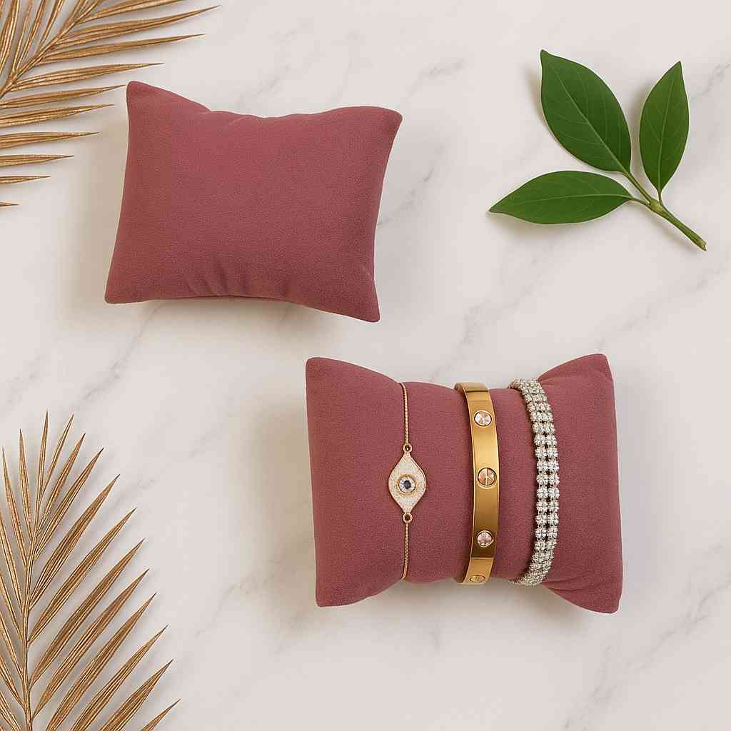 Soft Cushion Pillow for Watch & Bracelet Display – Pack of 2