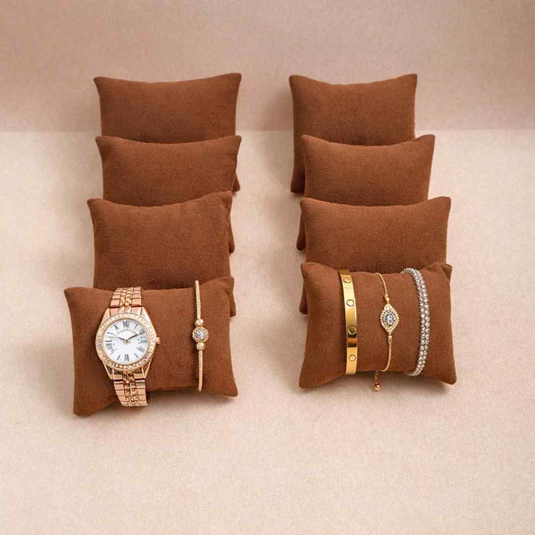 Soft Cushion Pillow for Watch & Bracelet Display – Pack of 8