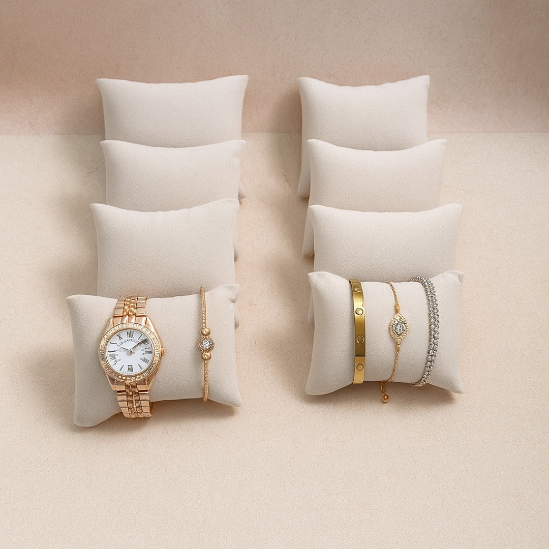 Soft Cushion Pillow for Watch & Bracelet Display – Pack of 8