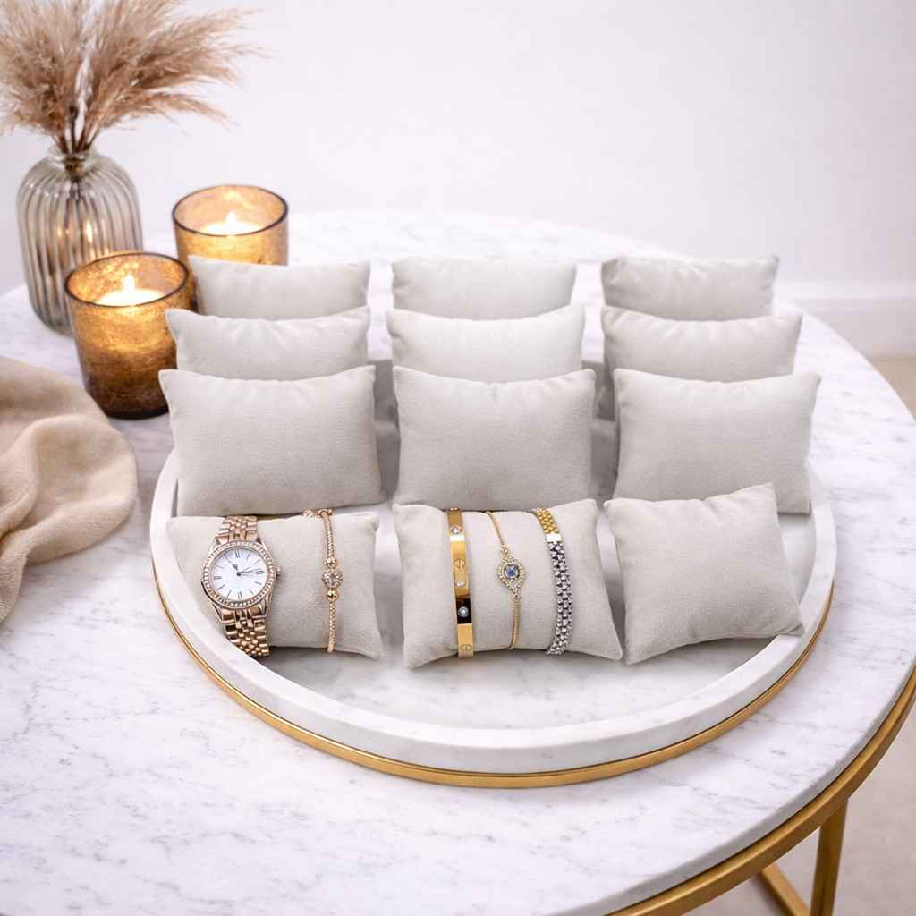 Soft Cushion Pillow for Watch & Bracelet Display – Pack of 12
