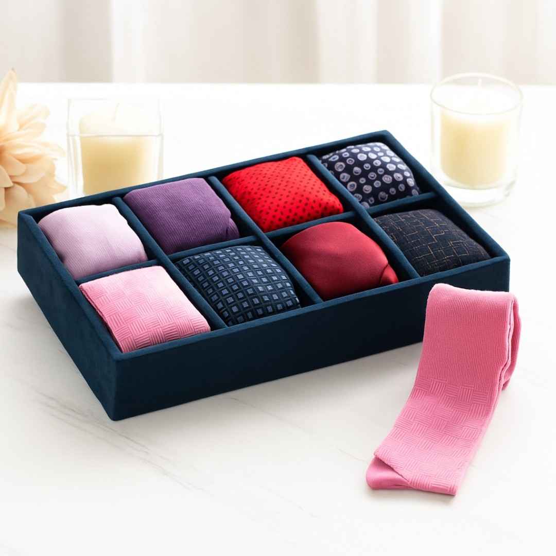 8 Slot Socks Organiser Tray