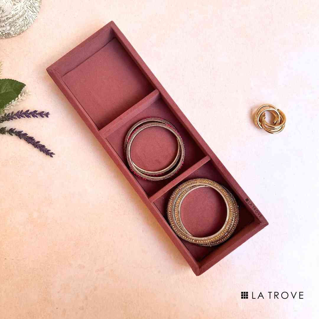 3 Slot Bangle Organiser Tray (Sleek)