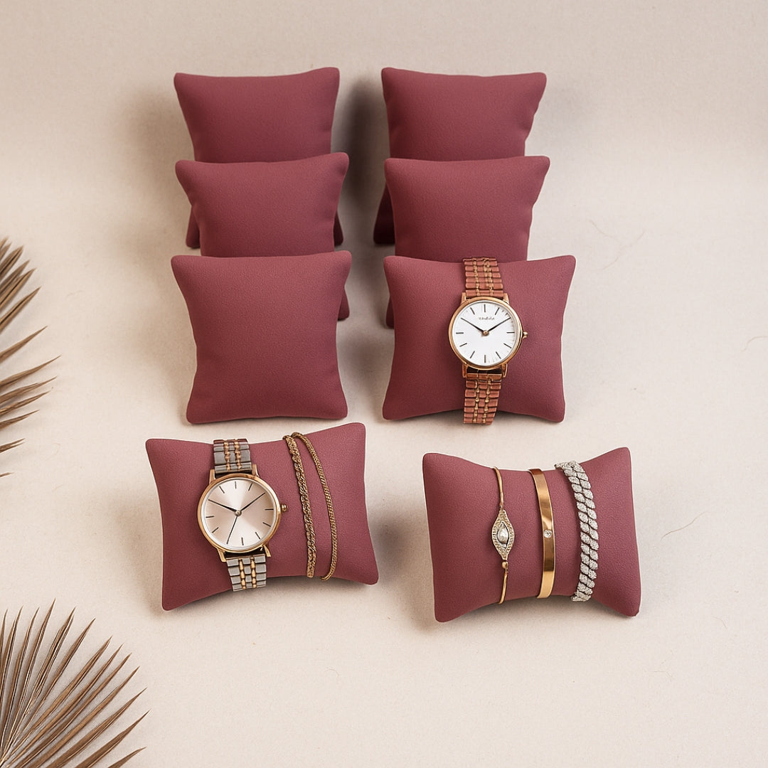 Soft Cushion Pillow for Watch & Bracelet Display – Pack of 8