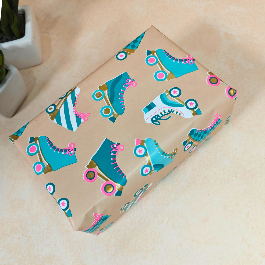 Skates Kids Dual Packing Paper