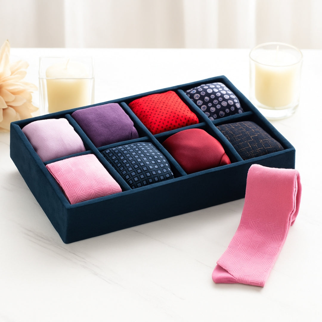 8 Slot Socks Organiser Tray