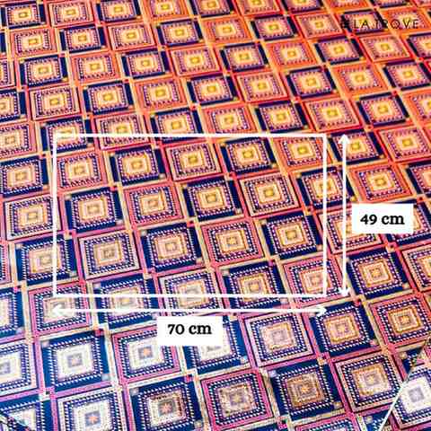 Golden Touch Squares Packing Paper