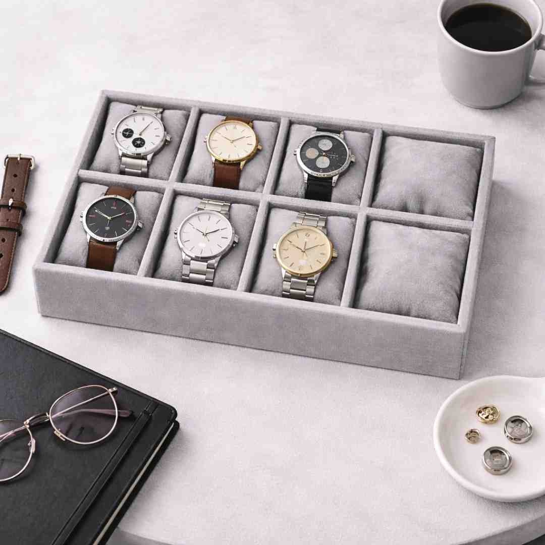 TBT 8 Slot Watch Tray for Organised Watch Collections
