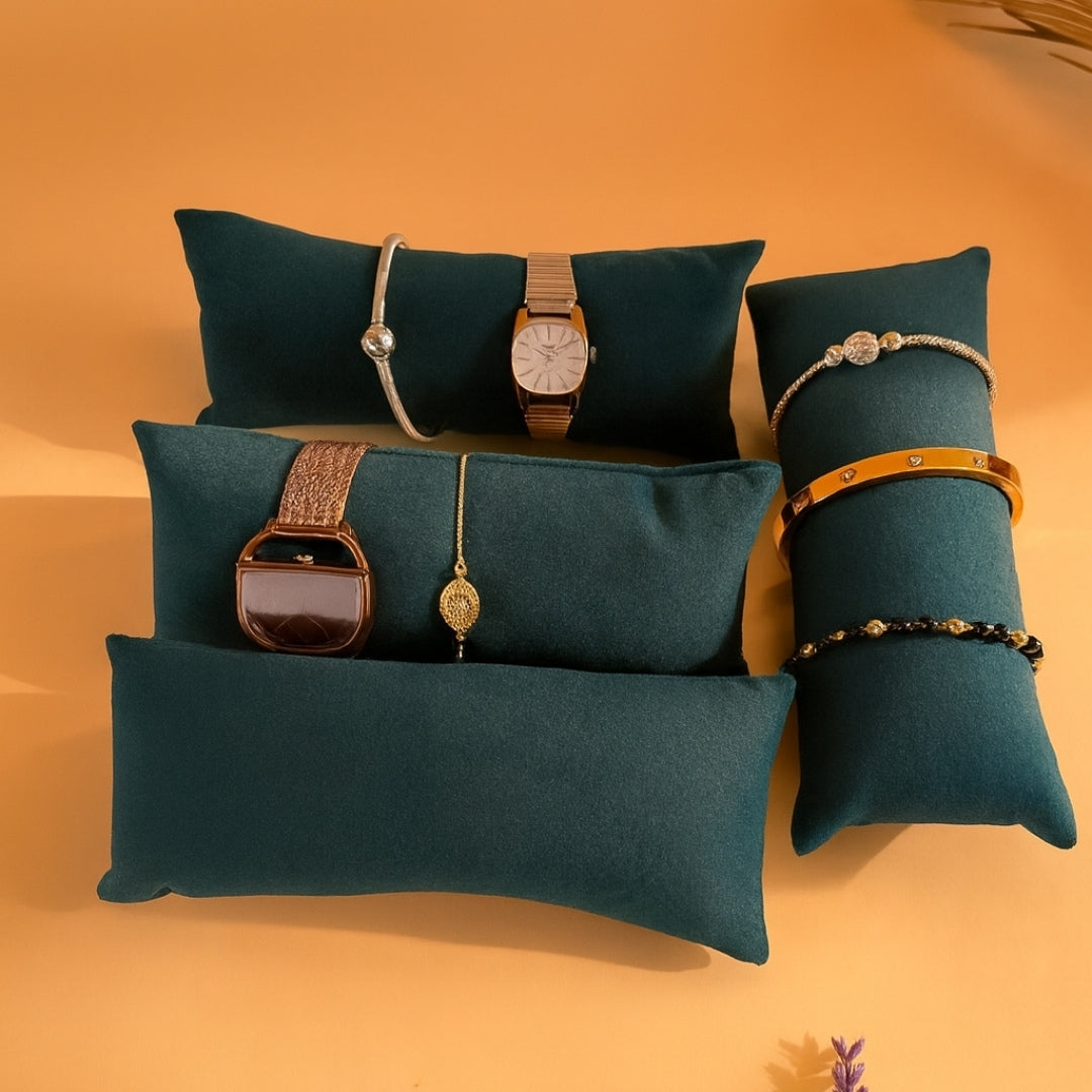 Long Velvet Pillows for Watch, Sunglass & Jewellery Trays