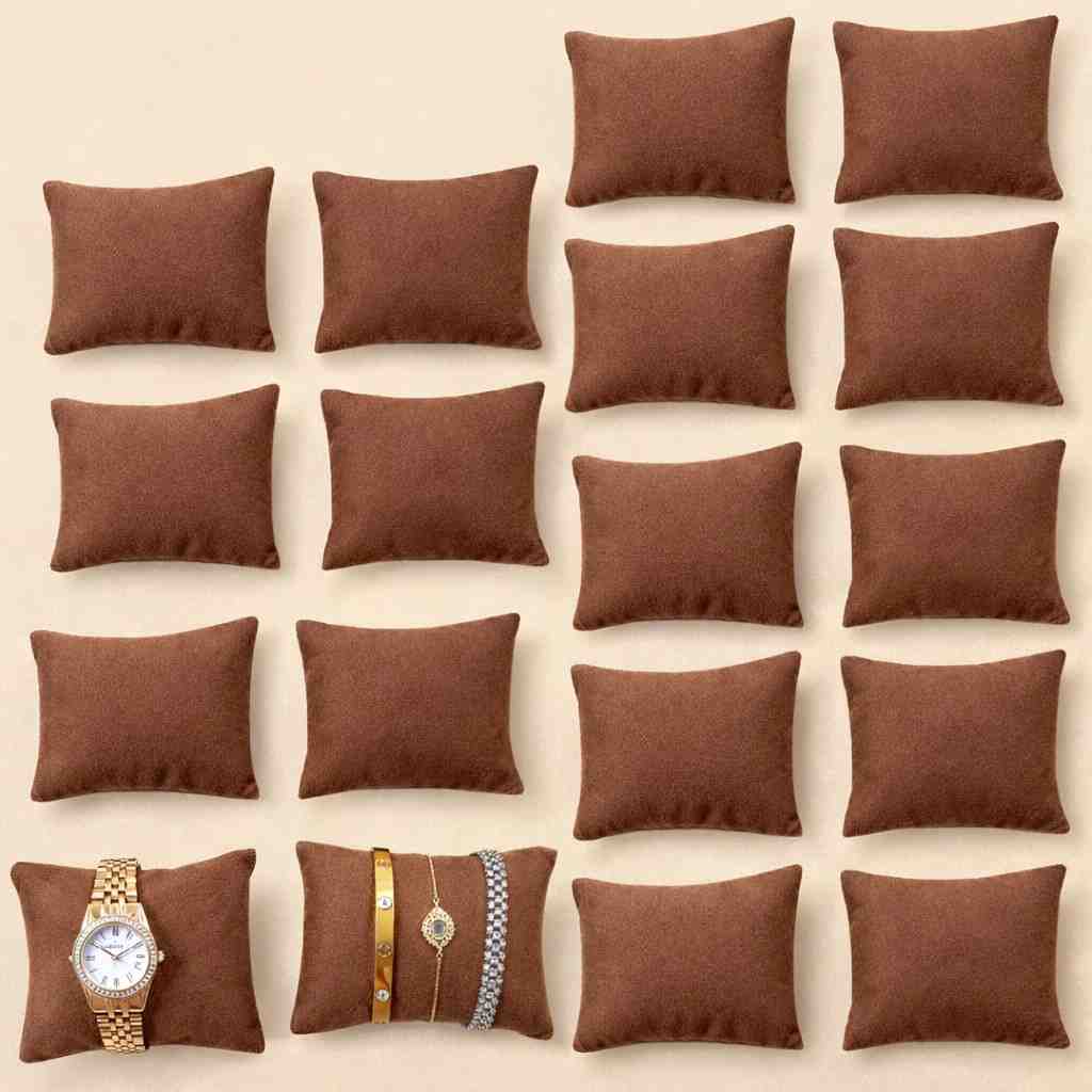 Soft Cushion Pillow for Watch & Bracelet Display – Pack of 18