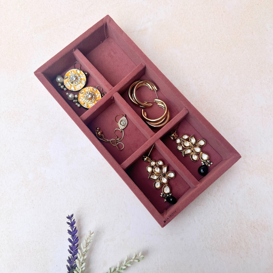6 Grid Jewellery Organiser Tray