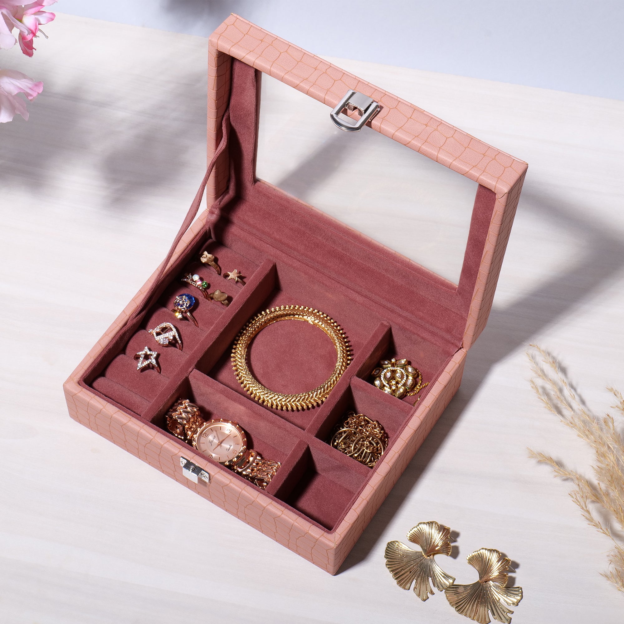 Aura Elegant Jewellery Box Organiser