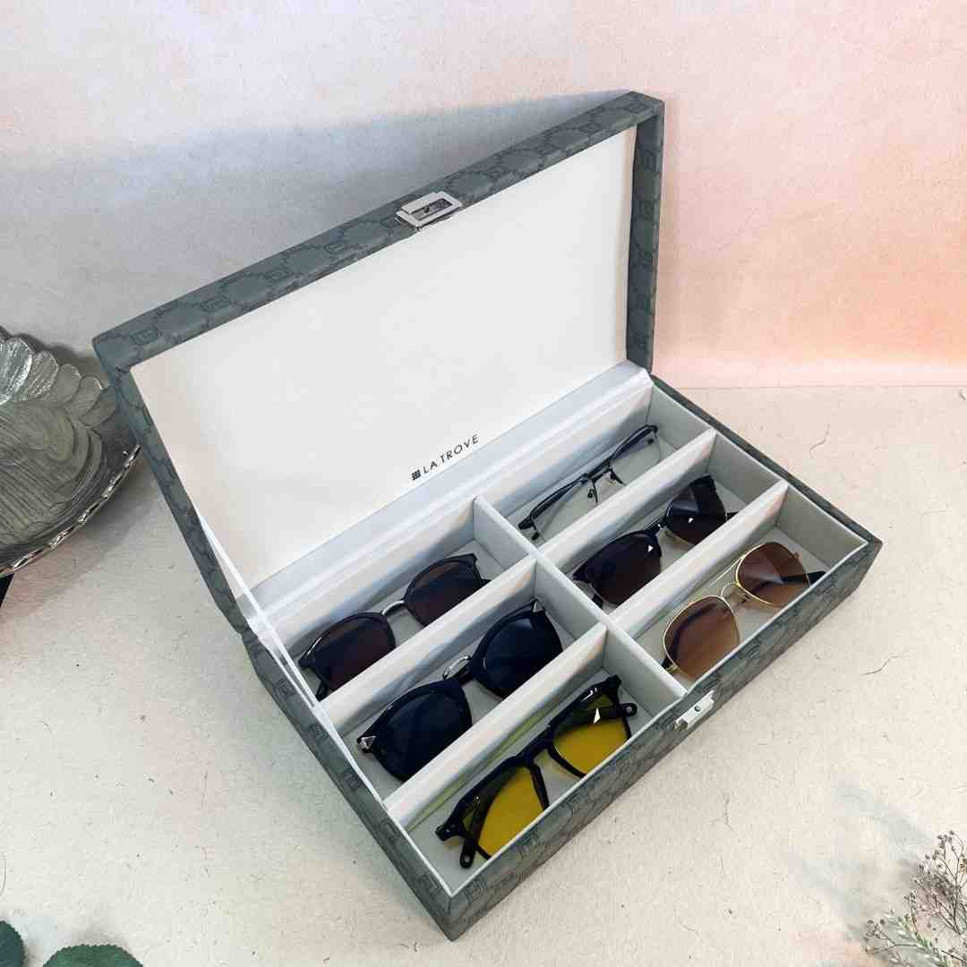 Designer 6 Slot Sunglass Box
