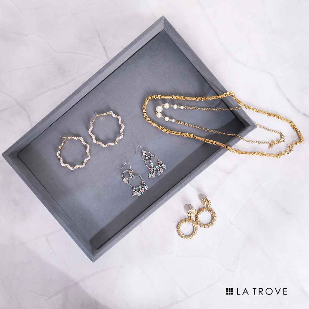 Luxury Plain Jewellery Tray