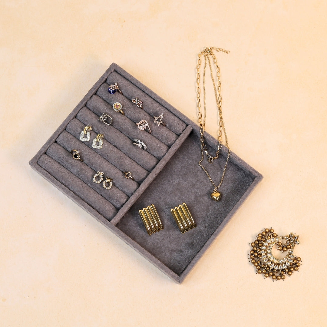 Plain Ring Jewellery Tray for Women – Minimalist Organizer for Daily Ring Storage | La Trove.