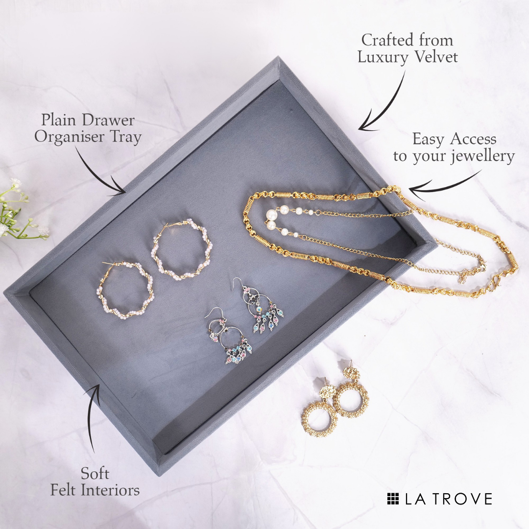 Luxury Plain Jewellery Tray