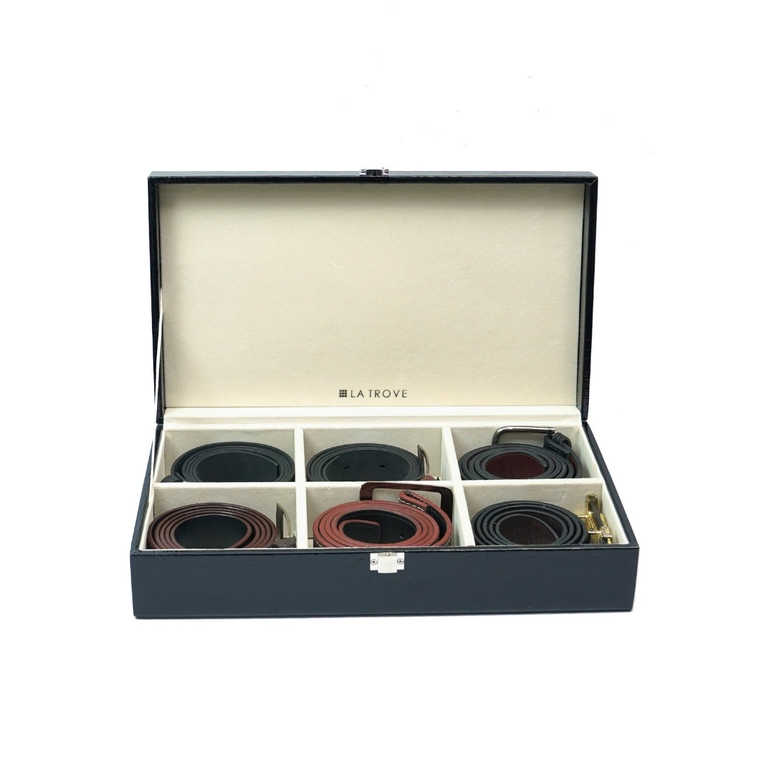 Premium 6 Slot Belt Box