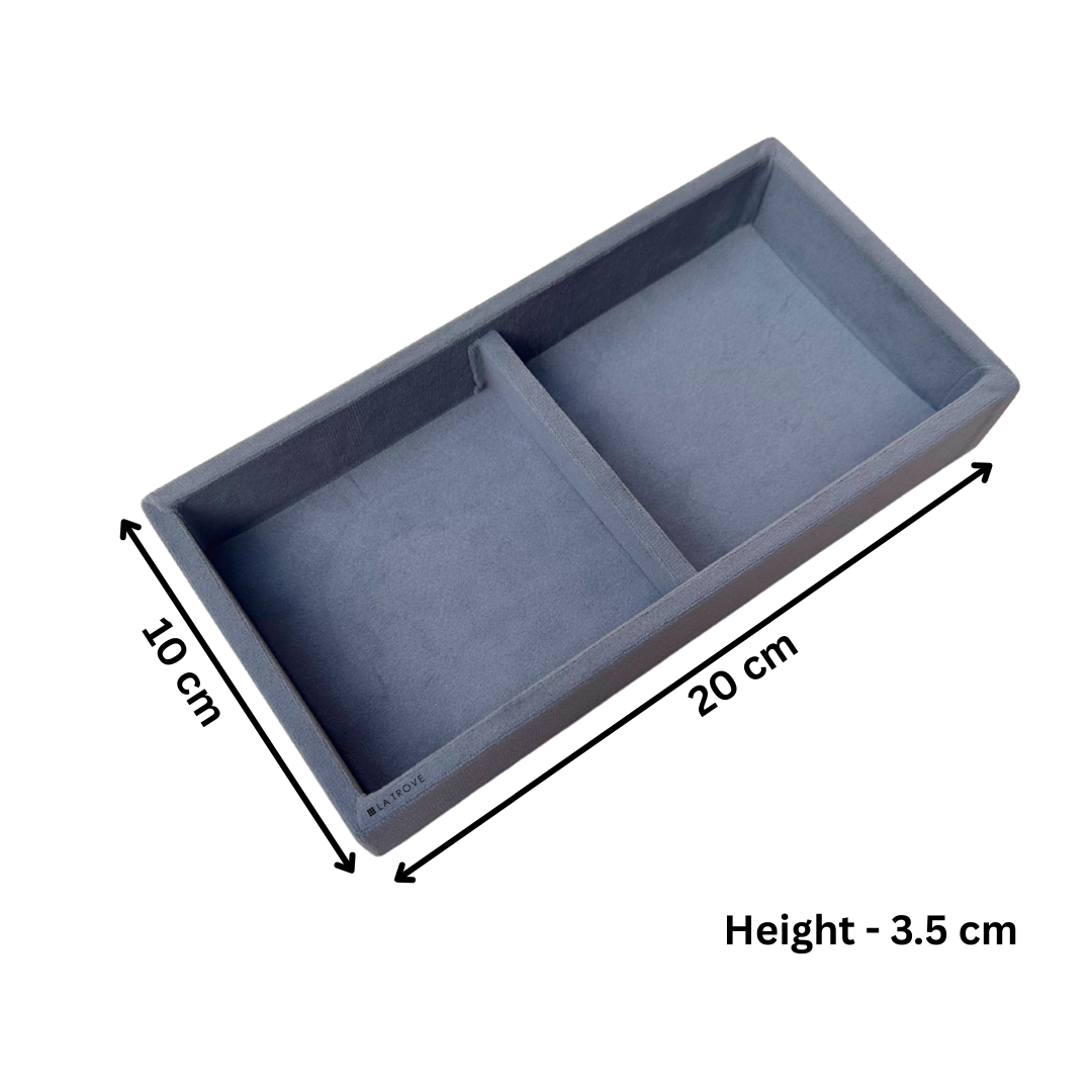 2 Grid Jewellery Tray