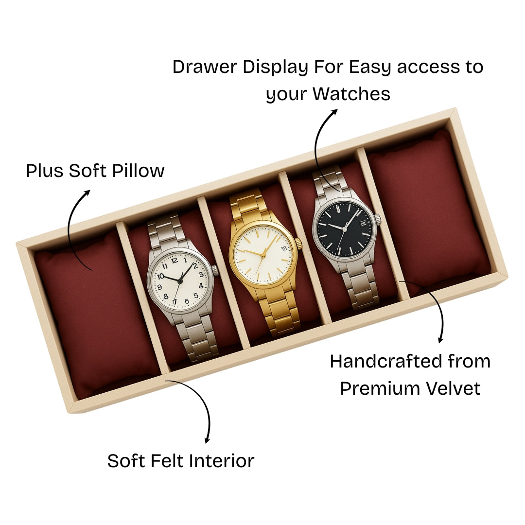 5 Slot Watch Tray Organiser