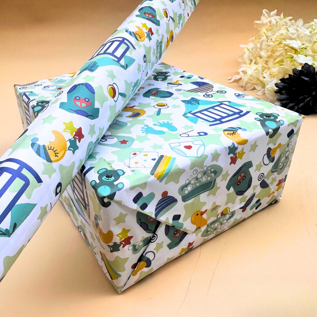 Kids Baby Theme Packing Paper