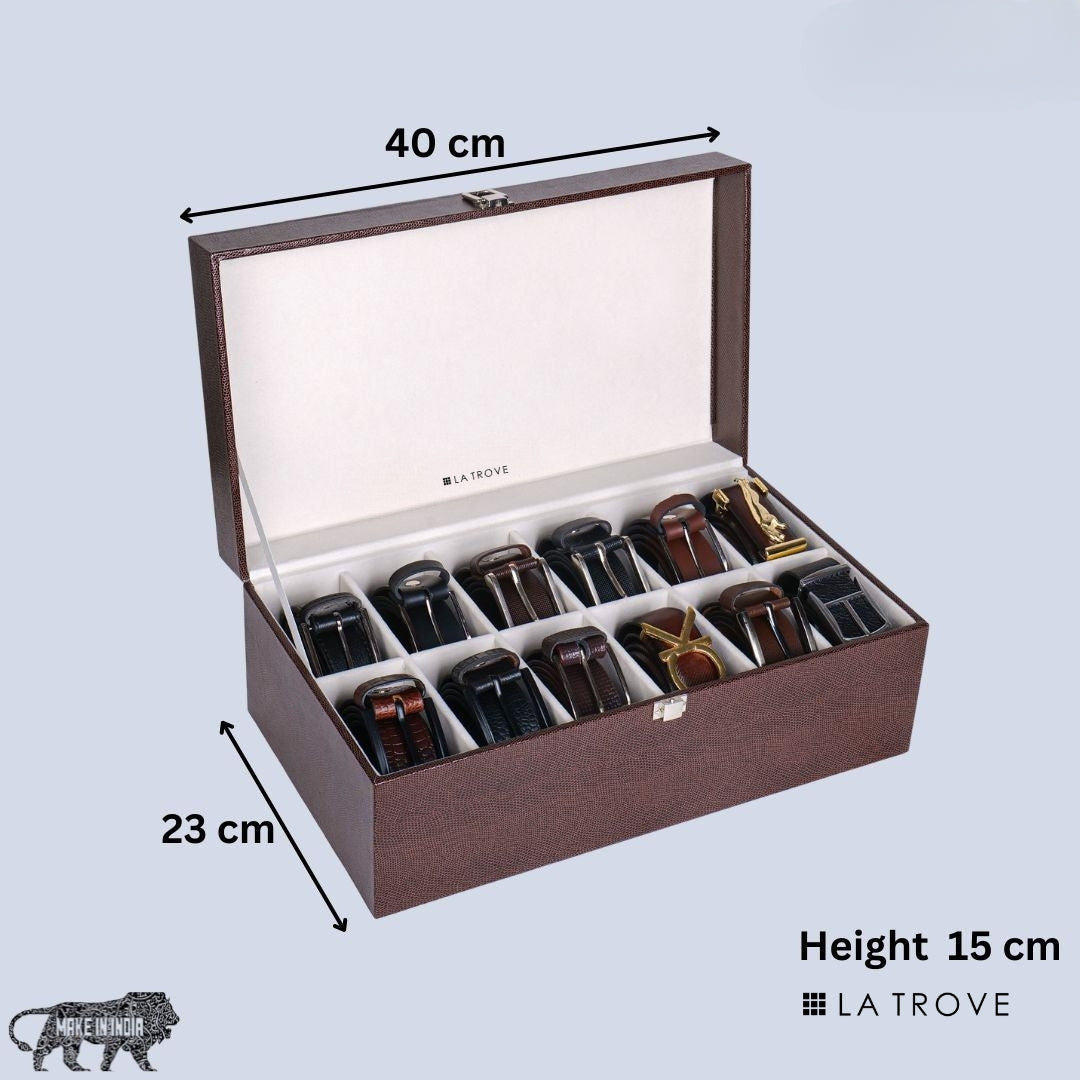 12 Slot Belt Box