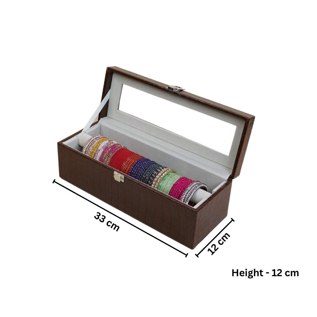 Bangle Box (Single Rod with Glass Top)
