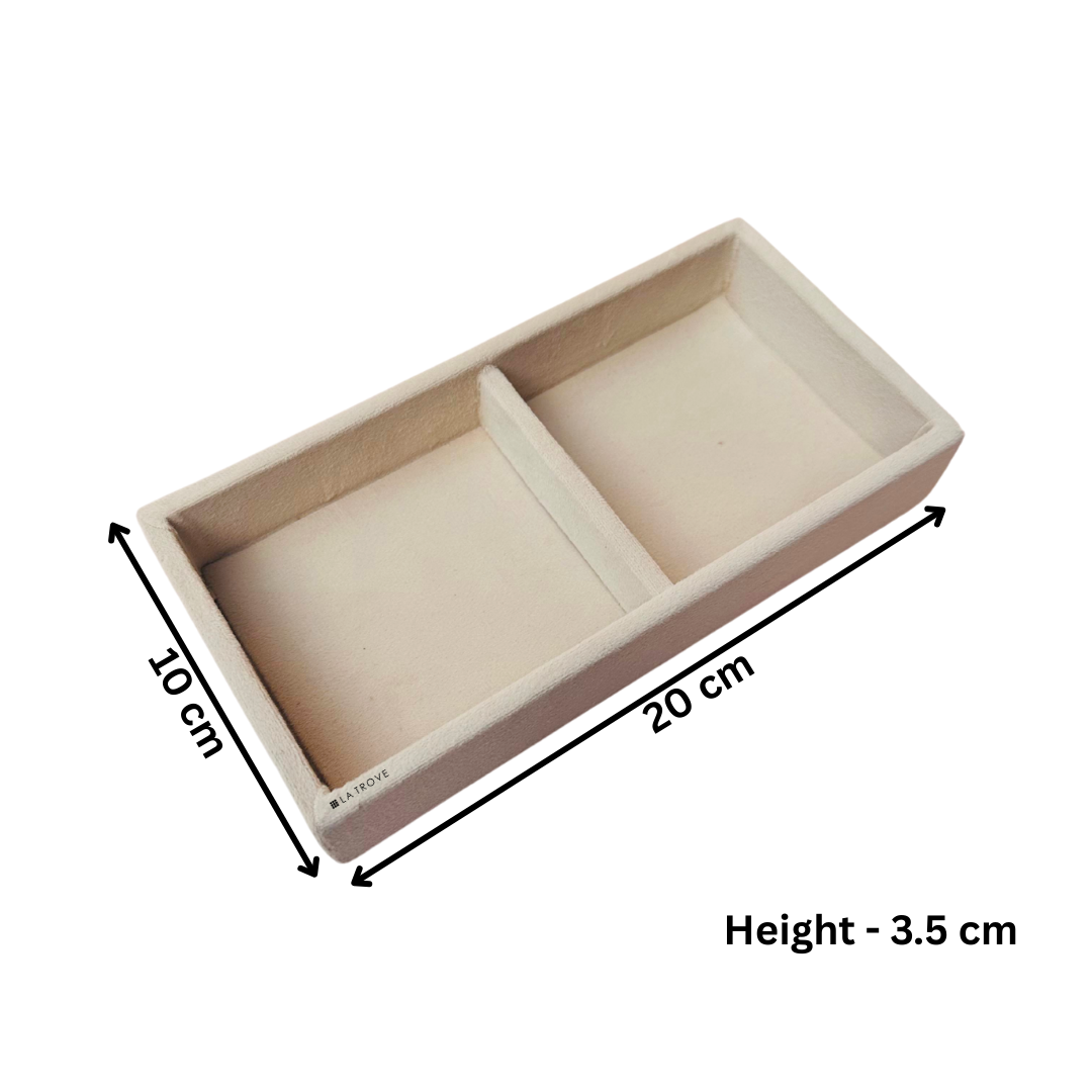 2 Grid Jewellery Tray