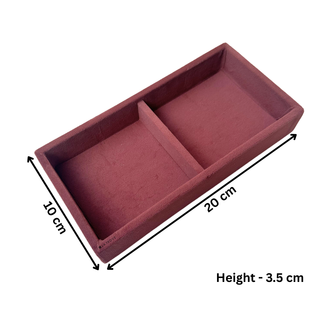 2 Grid Jewellery Tray