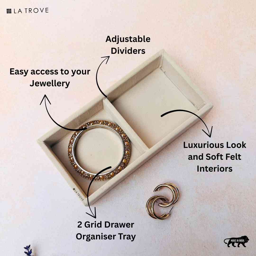 2 Grid Jewellery Tray (Mini)