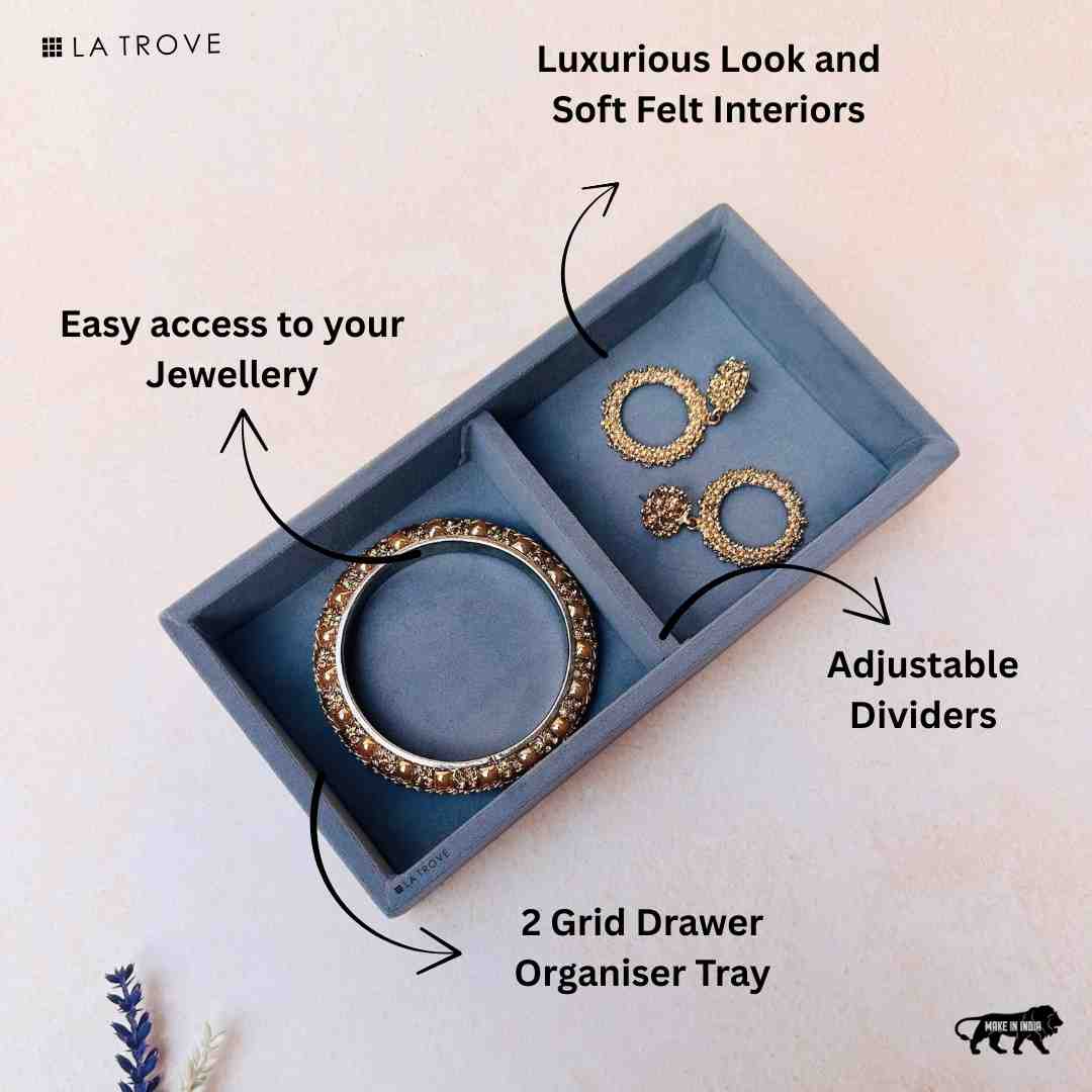 2 Grid Jewellery Tray (Mini)