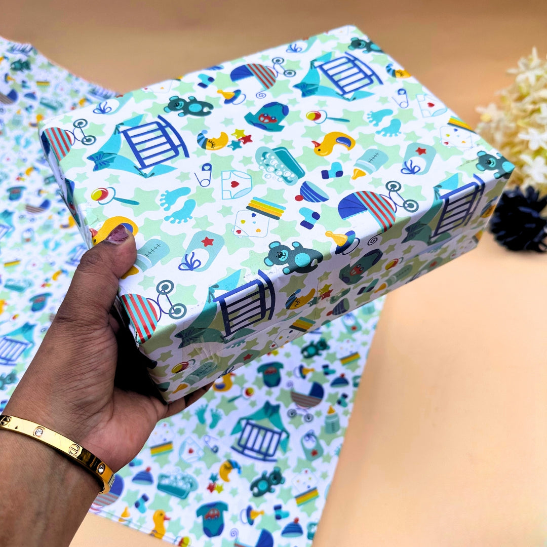 Kids Baby Theme Packing Paper