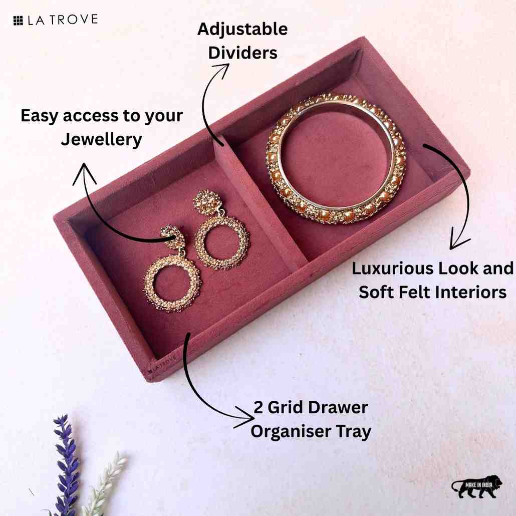 2 Grid Jewellery Tray (Mini)
