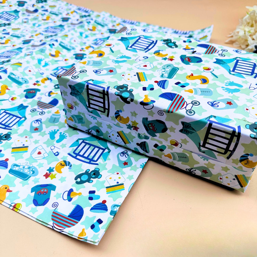Kids Baby Theme Packing Paper