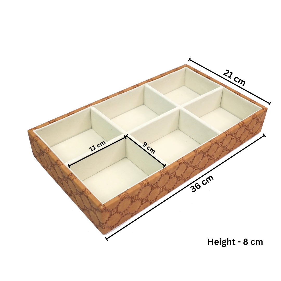 Designer 6-Slot Belt Tray