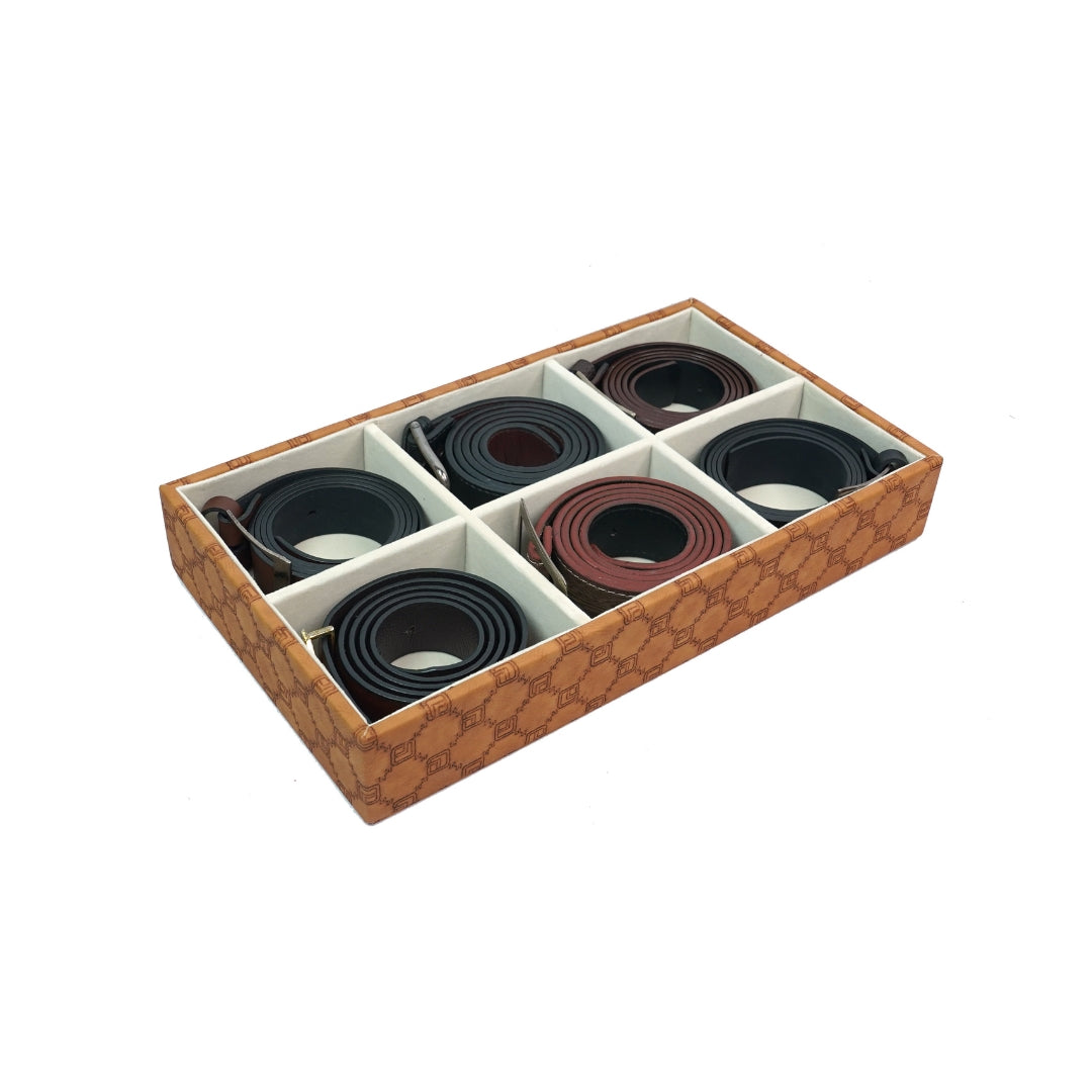 Designer 6-Slot Belt Tray