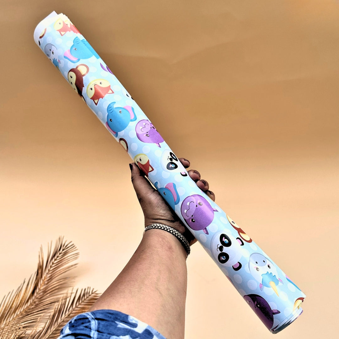 Pastel Candy Stripes Packing Paper – Elegant Birthday & Gift Wrap